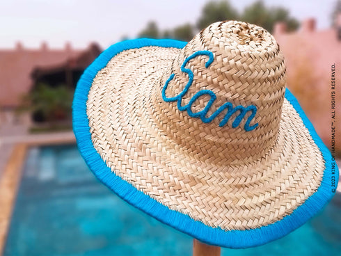 Style, Sun Protection, Memories: Your High-Benefit Personalized Straw Beach Hat!